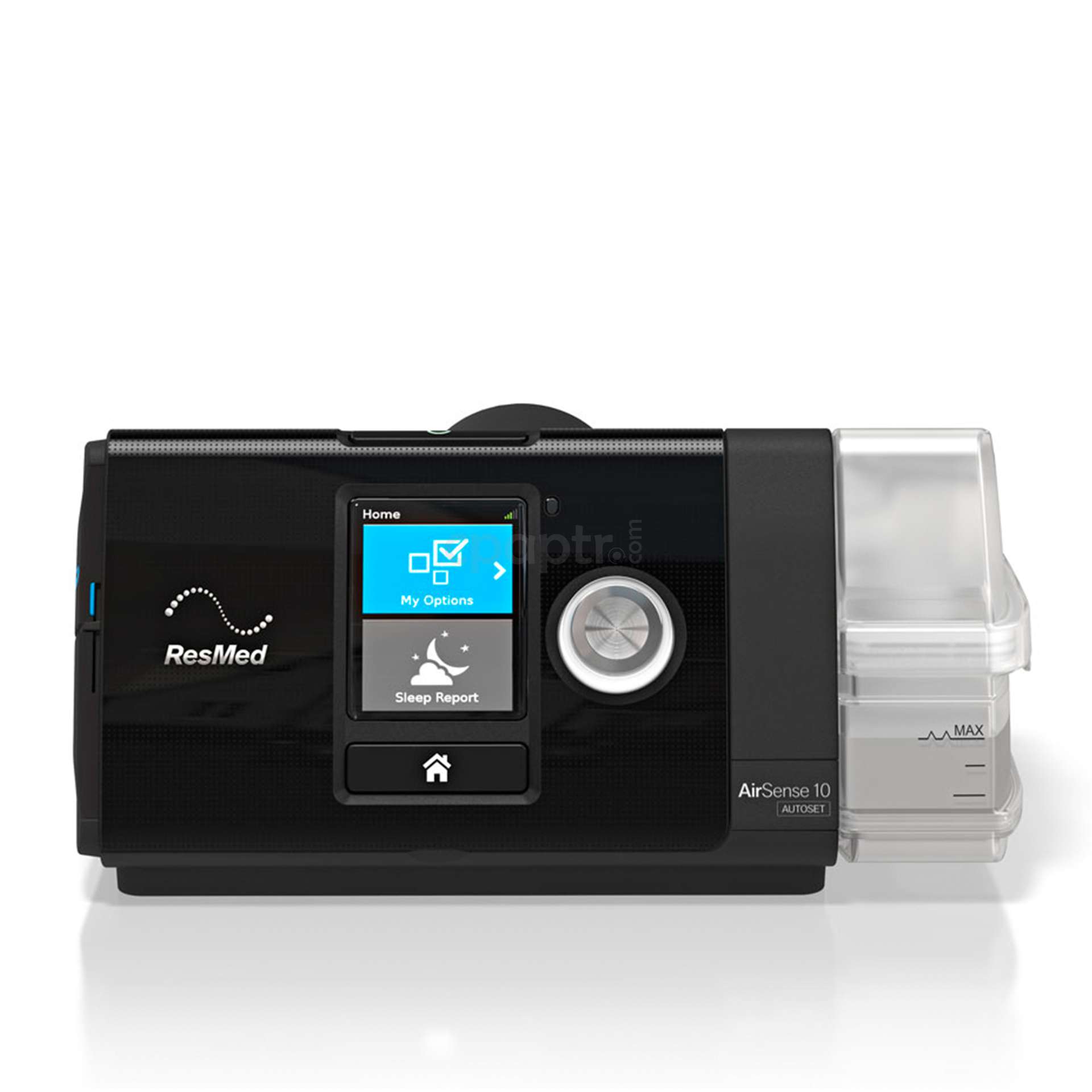 ResMed AirSense 10 Otomatik (Auto) CPAP Uyku Apnesi Tedavi Cihazı + Nemlendirici Ünitesi + ResMed AirFit N20 Maske
