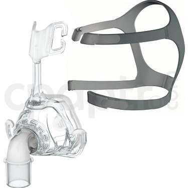 ResMed AirSense 10 Otomatik (Auto) CPAP Uyku Apnesi Tedavi Cihazı + Nemlendirici Ünitesi + ResMed Mirage Fx Nazal Maske