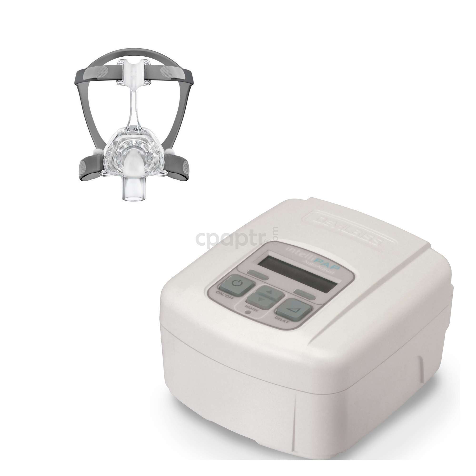 DeVilbiss SleepCube Auto CPAP Cihazı + Nemlendirici Ünitesi + ResMed Mirage FX  Burun (Nazal) Maske