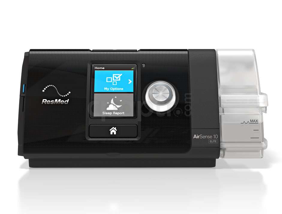 ResMed AirSense 10 Otomatik (Auto) CPAP Uyku Apnesi Tedavi Cihazı + Nemlendirici Ünitesi + ResMed AirFit F30İ Maske